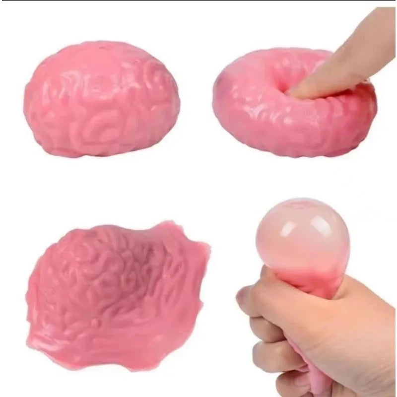 Pink Brain Squeeze & Rebound Sensory Fidget Toy