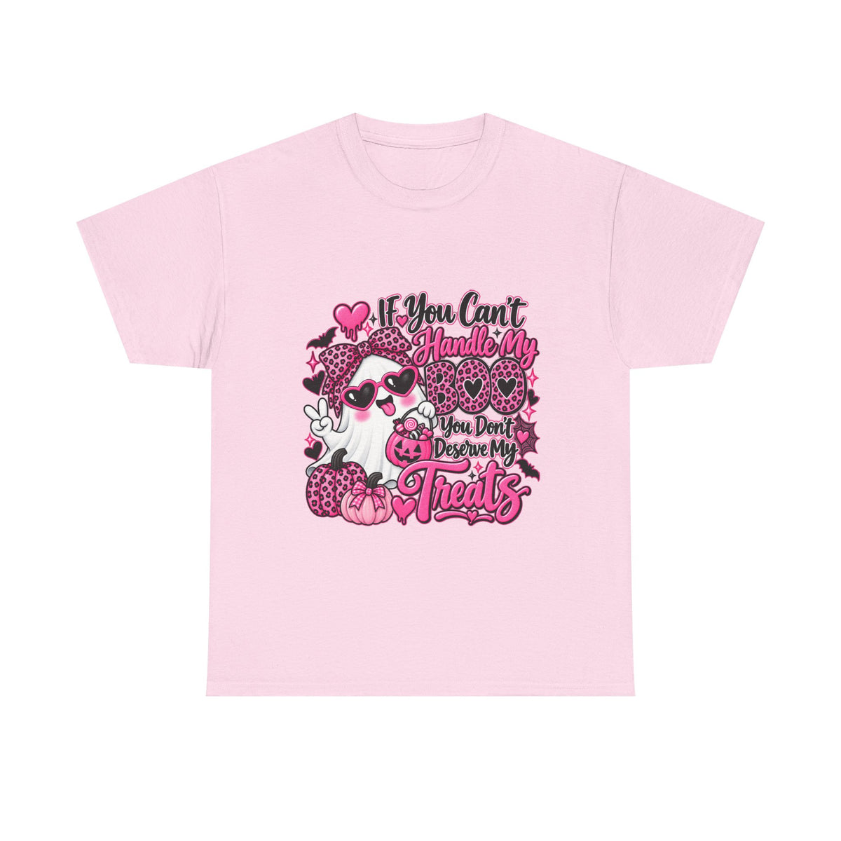 Funny Halloween Treats T-Shirt — "If You Can't Handle My Treats" Ghost Candy Tee