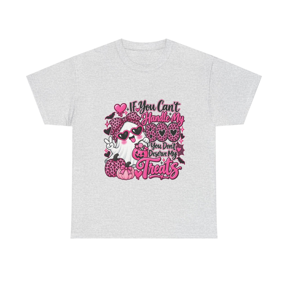 Funny Halloween Treats T-Shirt — "If You Can't Handle My Treats" Ghost Candy Tee