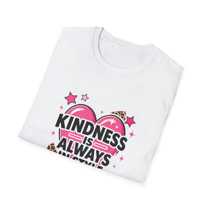 Kindness Is Always In Style T-Shirt — Anti-Bullying Heart Graphic Tee