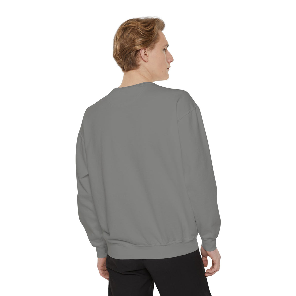 Halloween Sweatshirt — "Ghosted? Good. More Time for Candy" Pink Retro Graphic