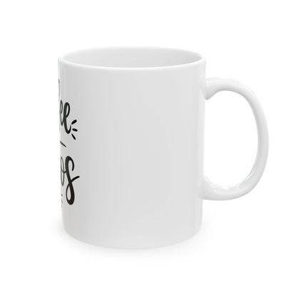 Coffee or Chaos Mug | Funny Ceramic Coffee Mug for Women