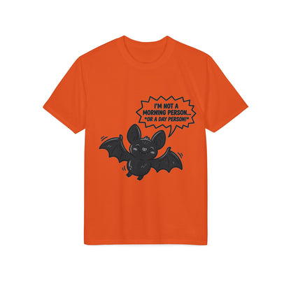 I'm Not a Morning Person, I'm a Night Person Bat Tee | Funny Halloween Graphic T-Shirt