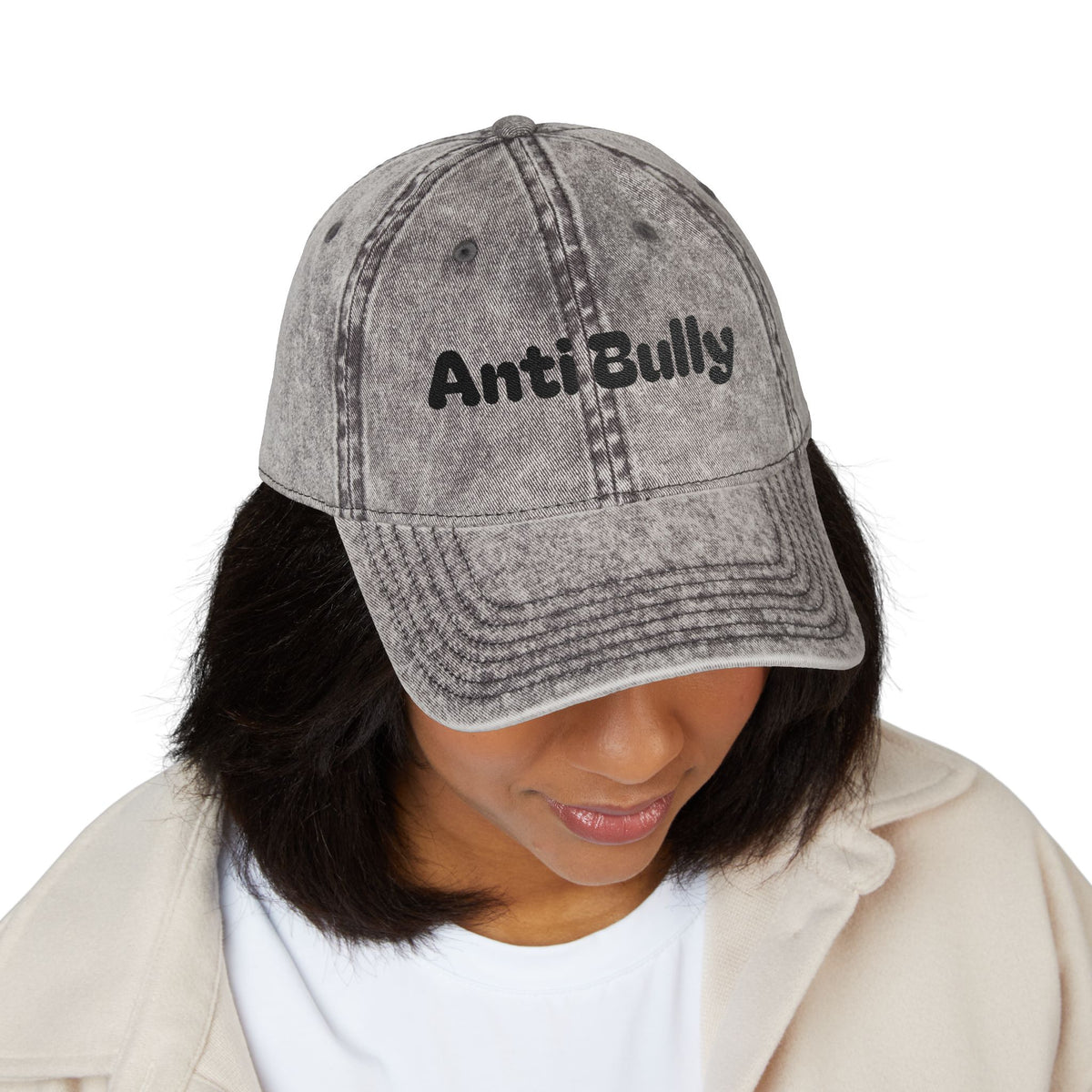 AntiBully Vintage Embroidered Cap