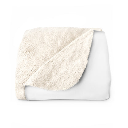 Spooky Cute Ghost Sherpa Blanket | Halloween Pumpkin Candy Plush Throw