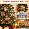Round Wood Christmas Santa Claus Pendant DIY Diamond Painting Suncatcher Craft Kit