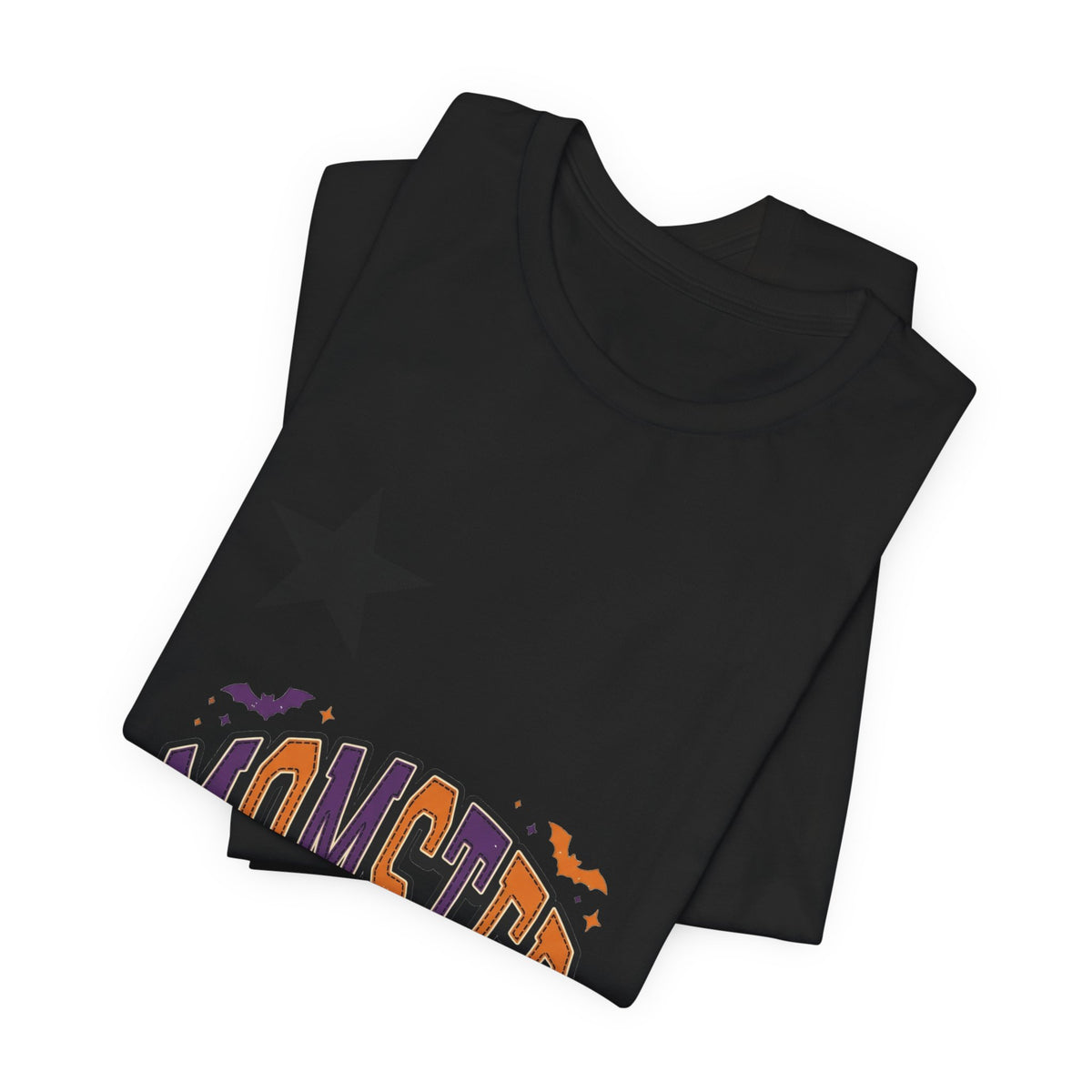 Momster Spooky Season Tee | Halloween Mom Shirt with Bat Graphic