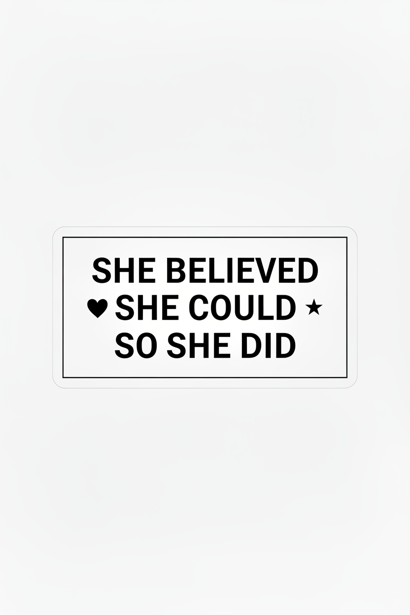 She Believed She Could Soy Candle | Inspirational Gift for Women