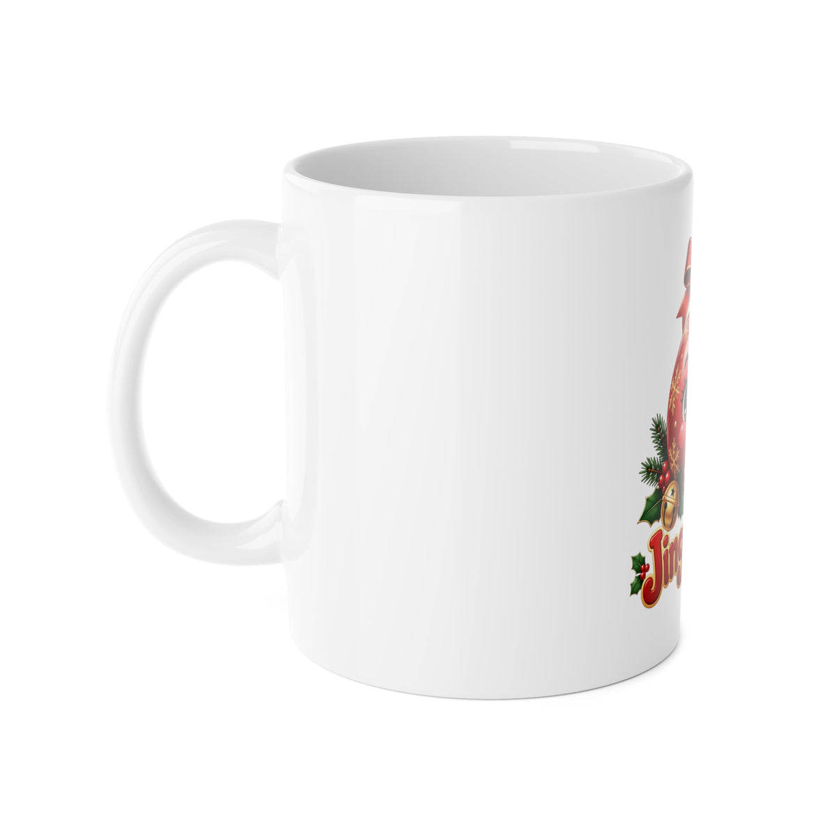 Jingle Bells Christmas Ornament Character Ceramic Mug