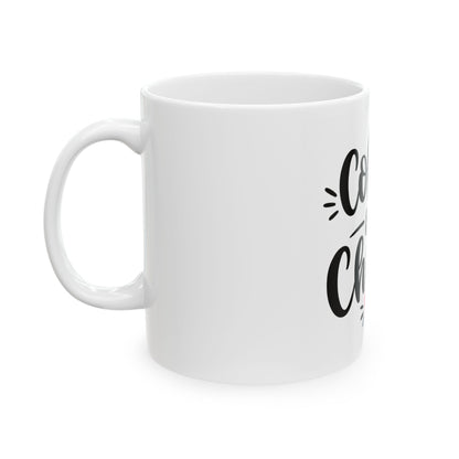 Coffee or Chaos Mug | Funny Ceramic Coffee Mug for Women