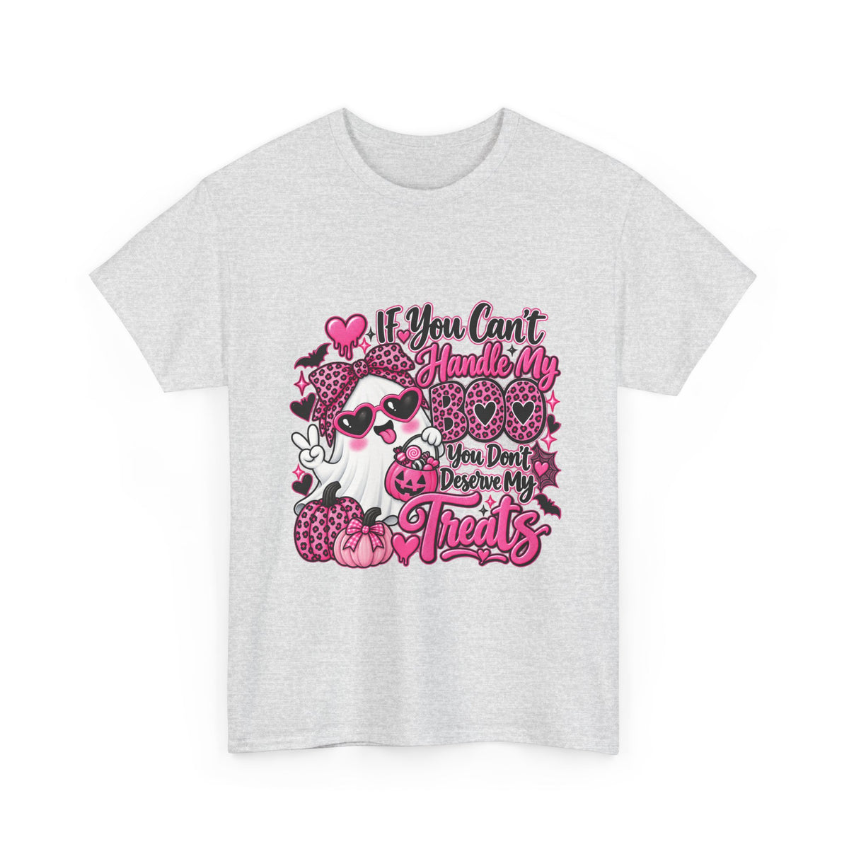 Funny Halloween Treats T-Shirt — "If You Can't Handle My Treats" Ghost Candy Tee