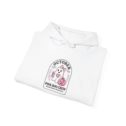 October Pink Ribbon Crew Hoodie | Breast Cancer Awareness, Support