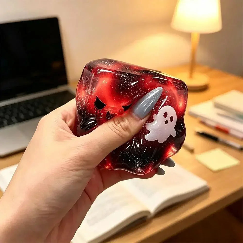 Spooky Ghost Cube Squishy | Halloween Fidget Toy