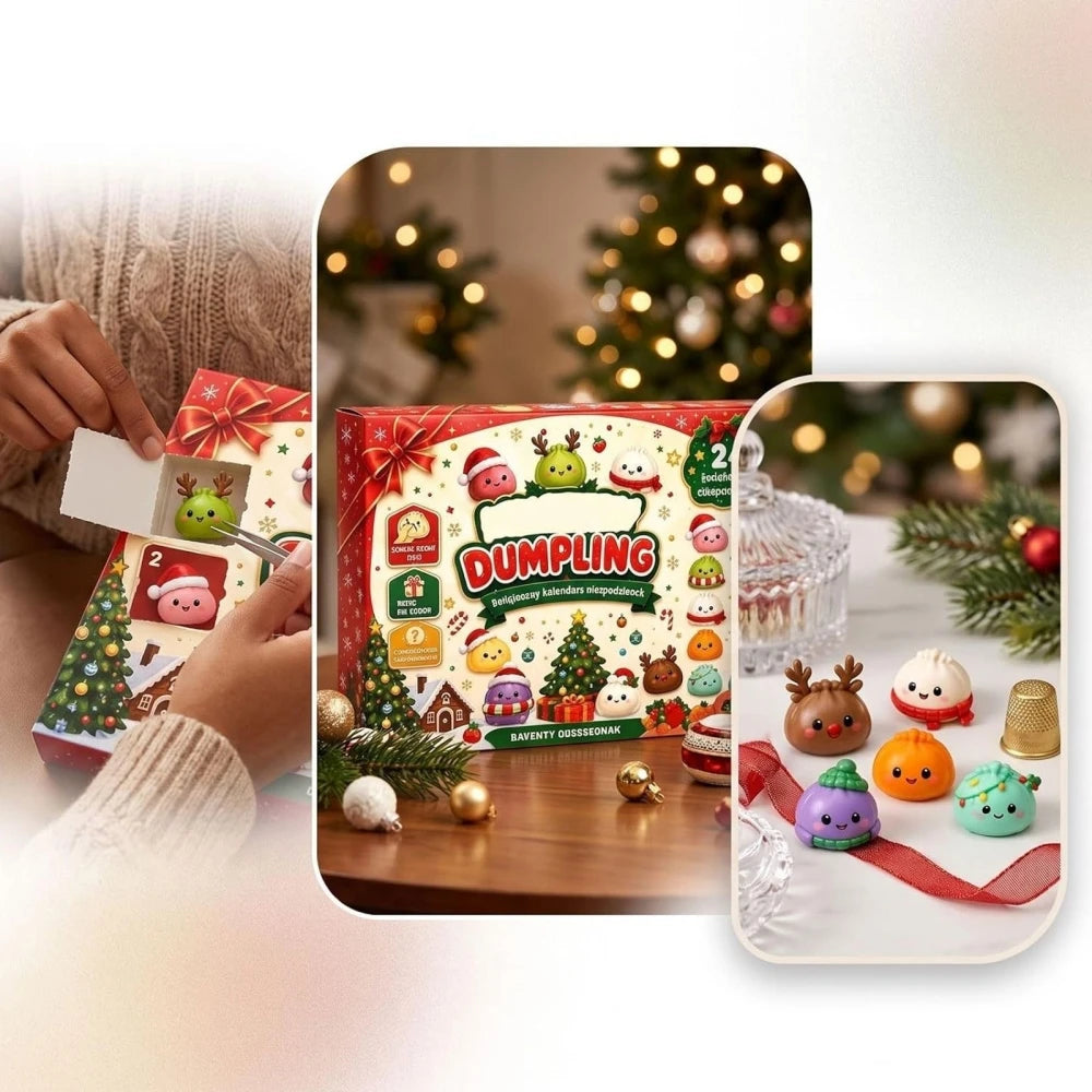 Christmas Dumpling Advent Calendar – 24-Day Holiday Countdown Gift Set