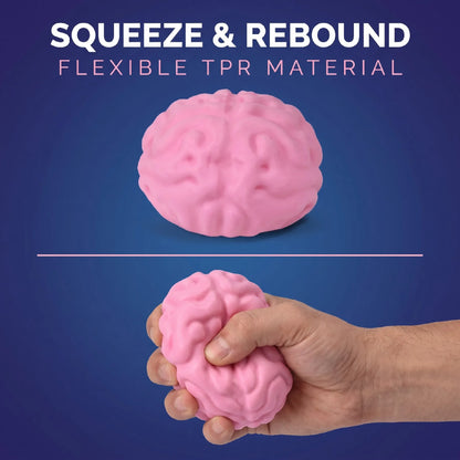 Pink Brain Squeeze & Rebound Sensory Fidget Toy