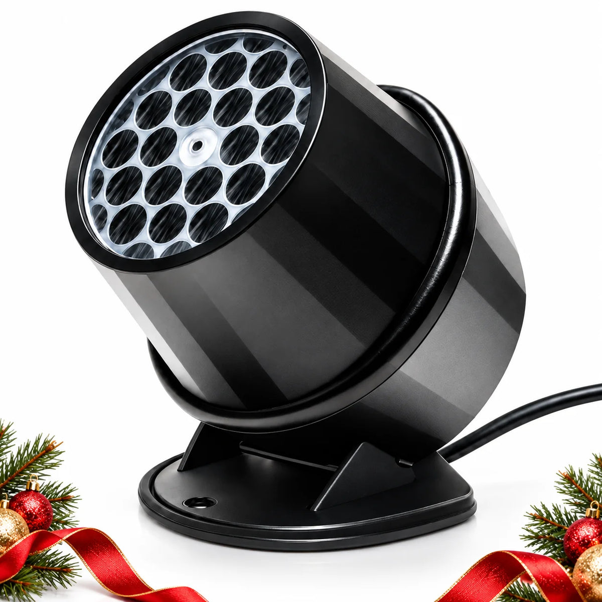 Christmas Projector Lights, Colorful Holiday Pattern Projection Lamp, USB Powered Indoor Party Light for Home, Room and Christma