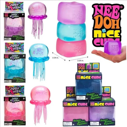 Rainbow Squishy Cube Fidget Toy
