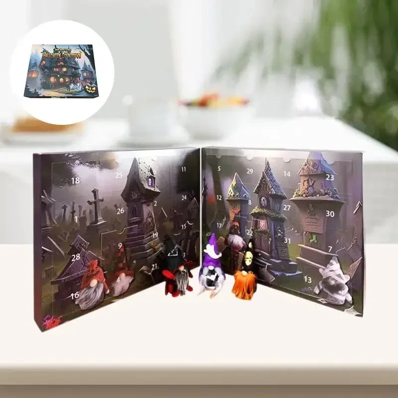 31 Nights of Spooky Surprises – Halloween Gnome Countdown Calendar 🎃👻🖤