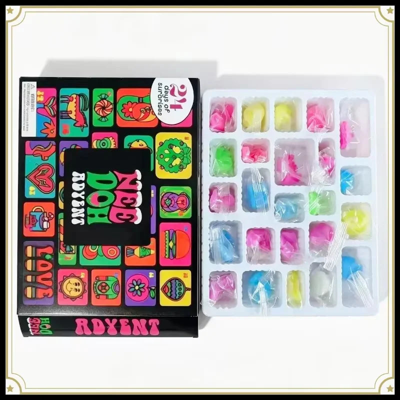 24 Days of Squishy Smiles – NeeDoh Advent Calendar 🎄🌈