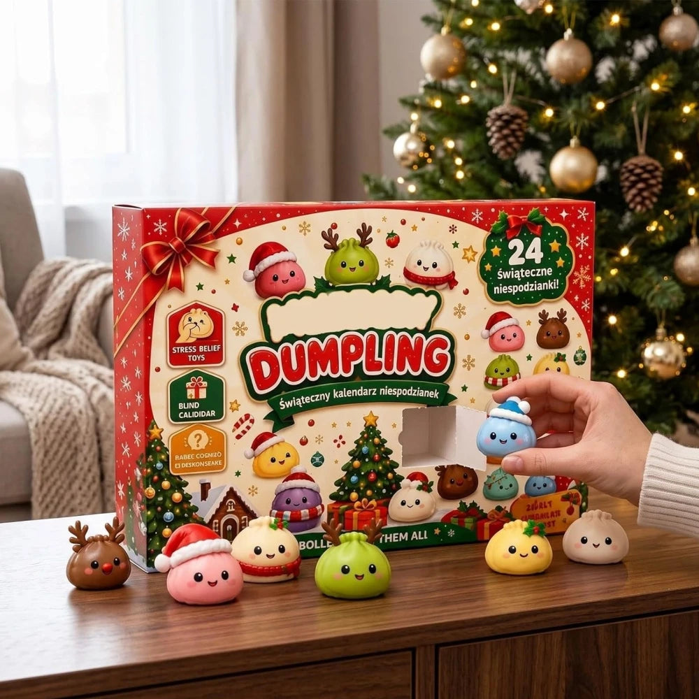 Christmas Dumpling Advent Calendar – 24-Day Holiday Countdown Gift Set