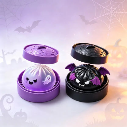 Spooky Ghost & Bat Halloween Squishy Toy