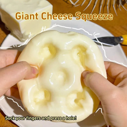 Taba Cheese Cube Squishy – Shapeable Sensory Stress Ball & Fidget Toy