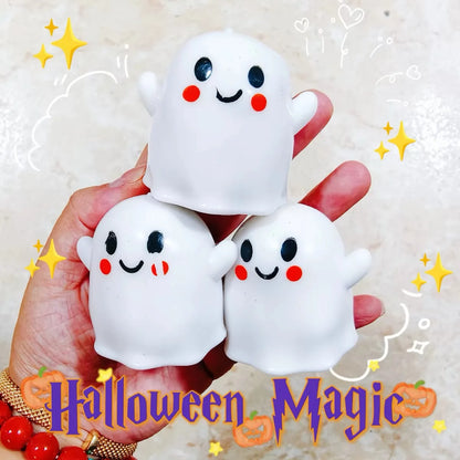 Cute Ghost Crunchy Squishy | Halloween Fidget Toy