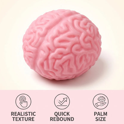 Pink Brain Squeeze & Rebound Sensory Fidget Toy