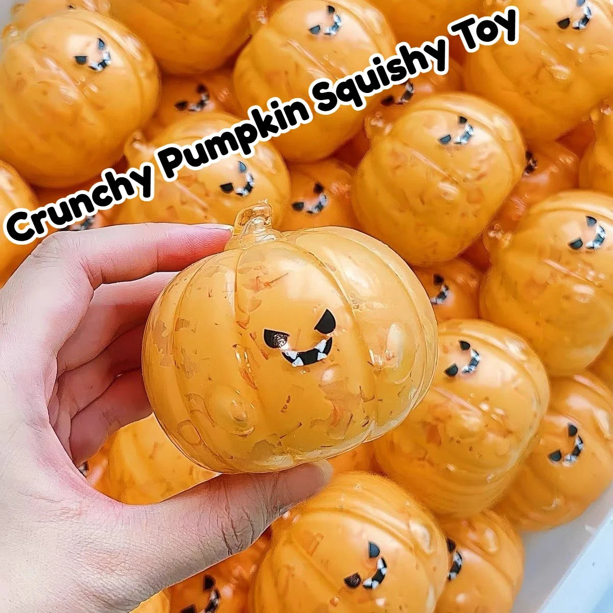 Cute Ghost Crunchy Squishy | Halloween Fidget Toy