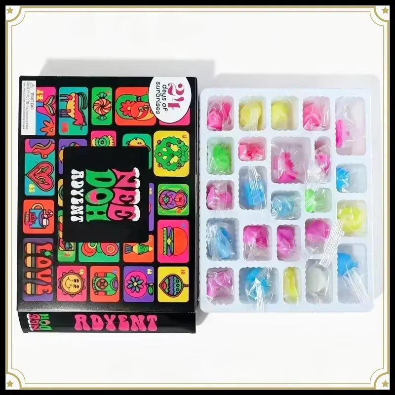 24 Days of Squishy Smiles – NeeDoh Advent Calendar 🎄🌈