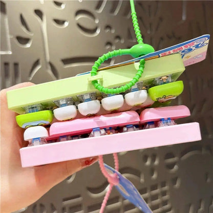Cute Mini Keyboard Fidget Toy | Kawaii Clicky Key Toy | Cat & Bunny Desk Toy