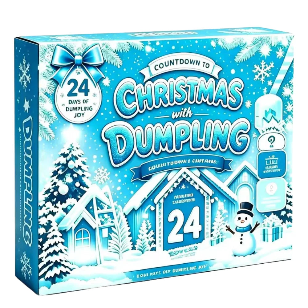 2026 Christmas Mystery Dumpling Squishy Advent Calendar – 24-Piece Sensory Fidget Surprise