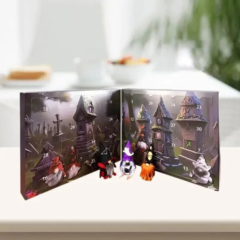 31 Nights of Spooky Surprises – Halloween Gnome Countdown Calendar 🎃👻🖤