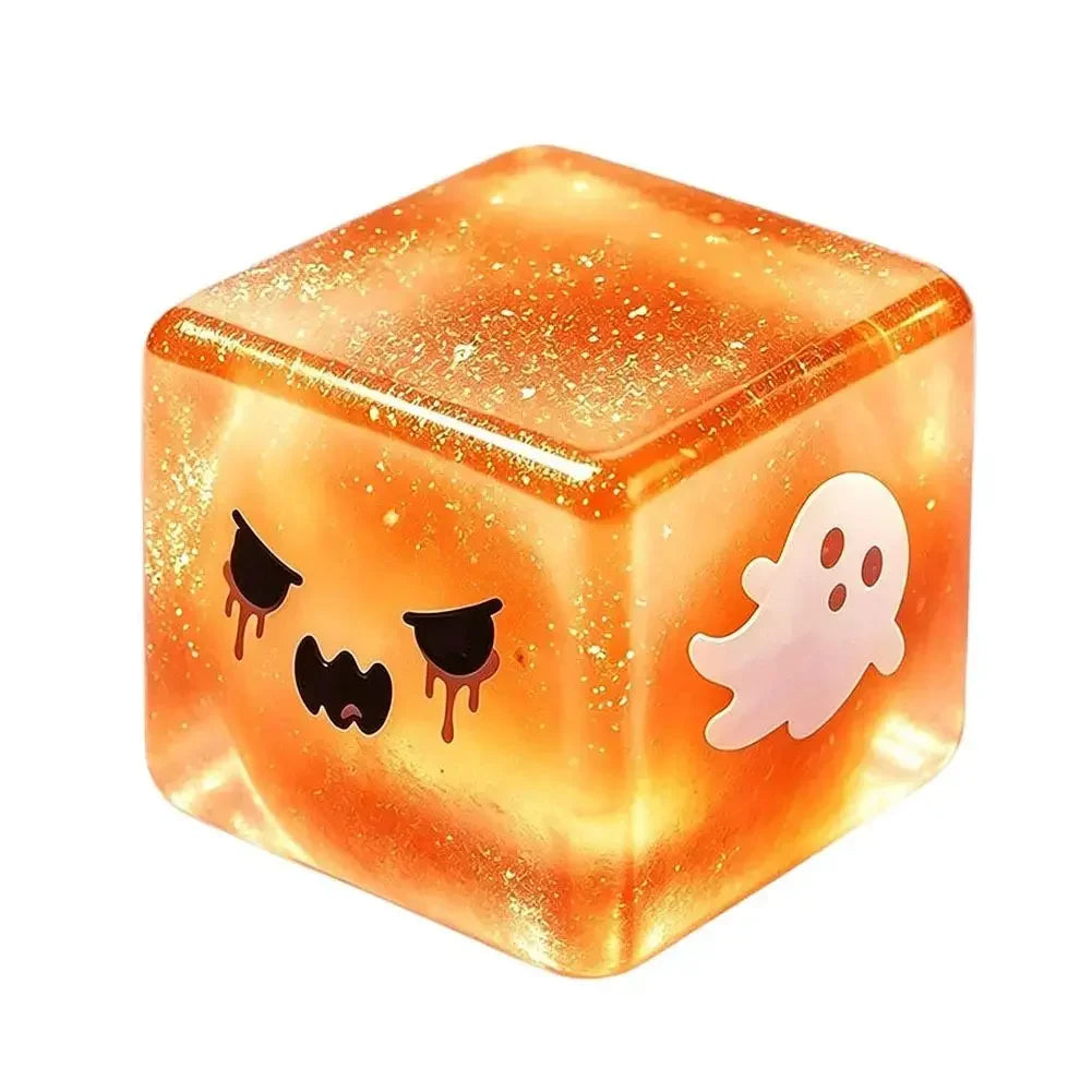 Spooky Ghost Cube Squishy | Halloween Fidget Toy