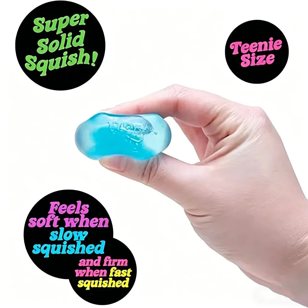 Rainbow Squishy Cube Fidget Toy