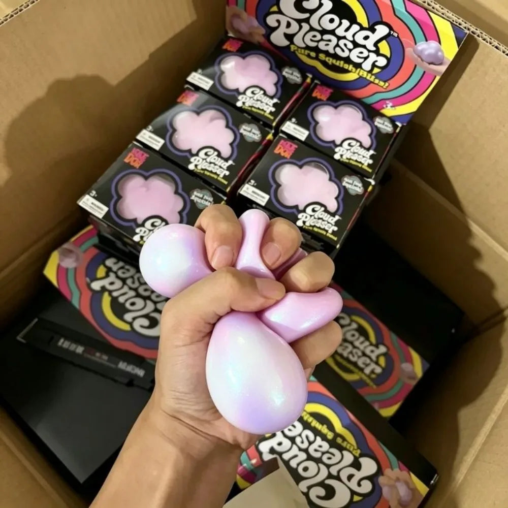 Rainbow Squishy Cube Fidget Toy