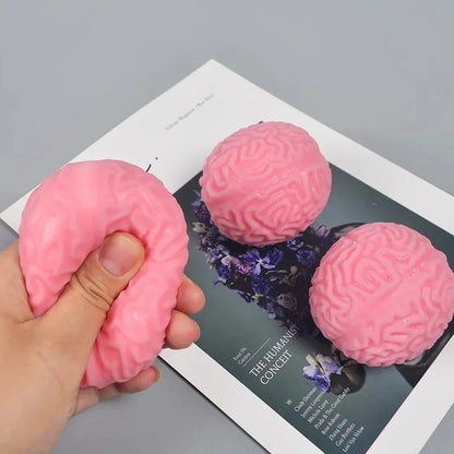 Pink Brain Squeeze & Rebound Sensory Fidget Toy