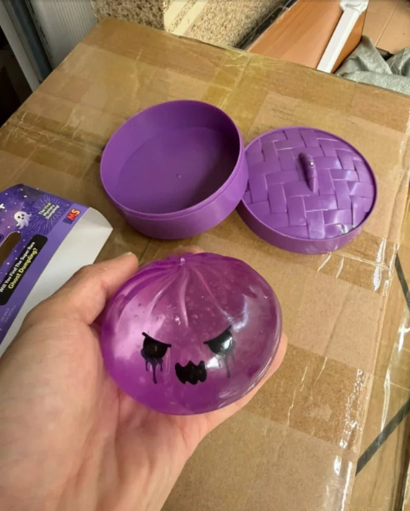 Spooky Ghost & Bat Halloween Squishy Toy