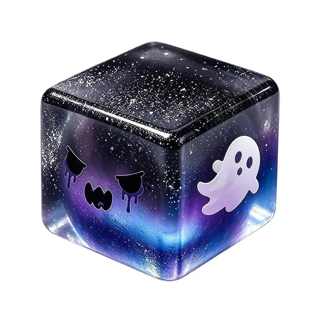 Spooky Ghost Cube Squishy | Halloween Fidget Toy