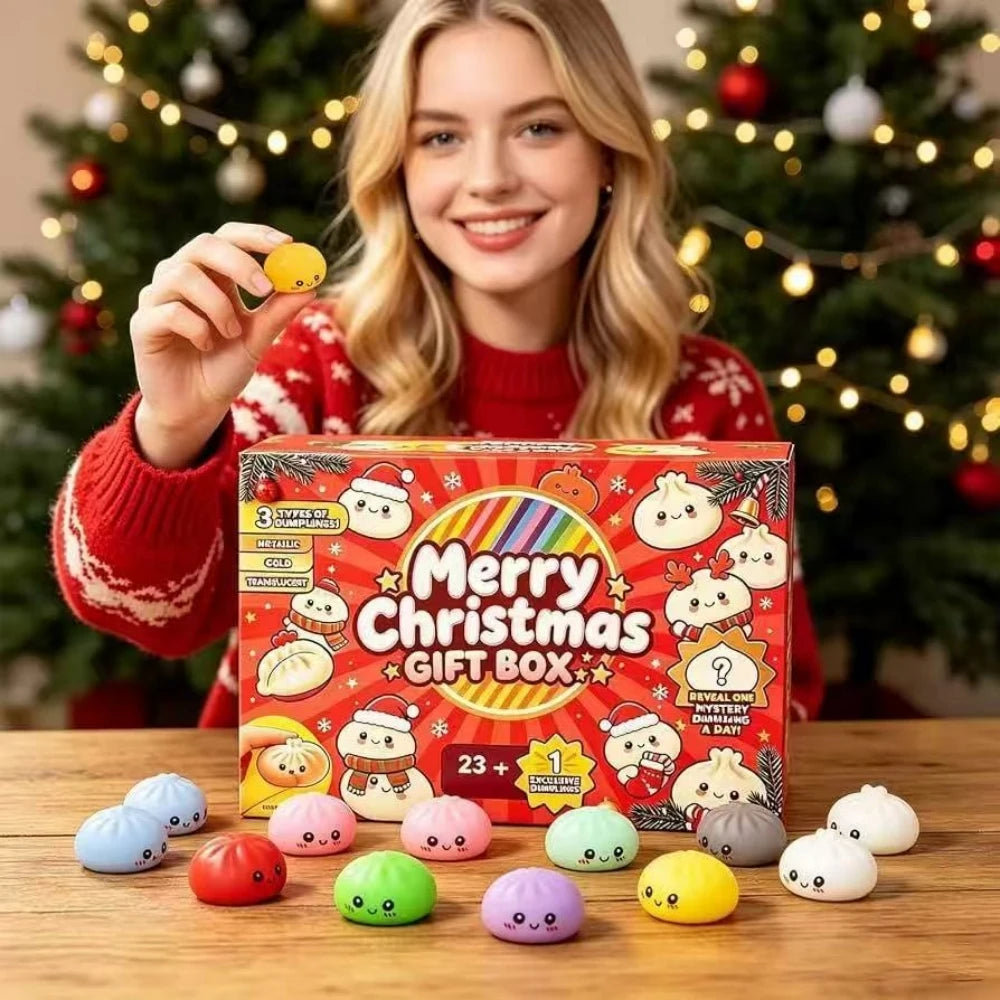 Christmas Dumpling Advent Calendar – 24-Day Holiday Countdown Gift Set