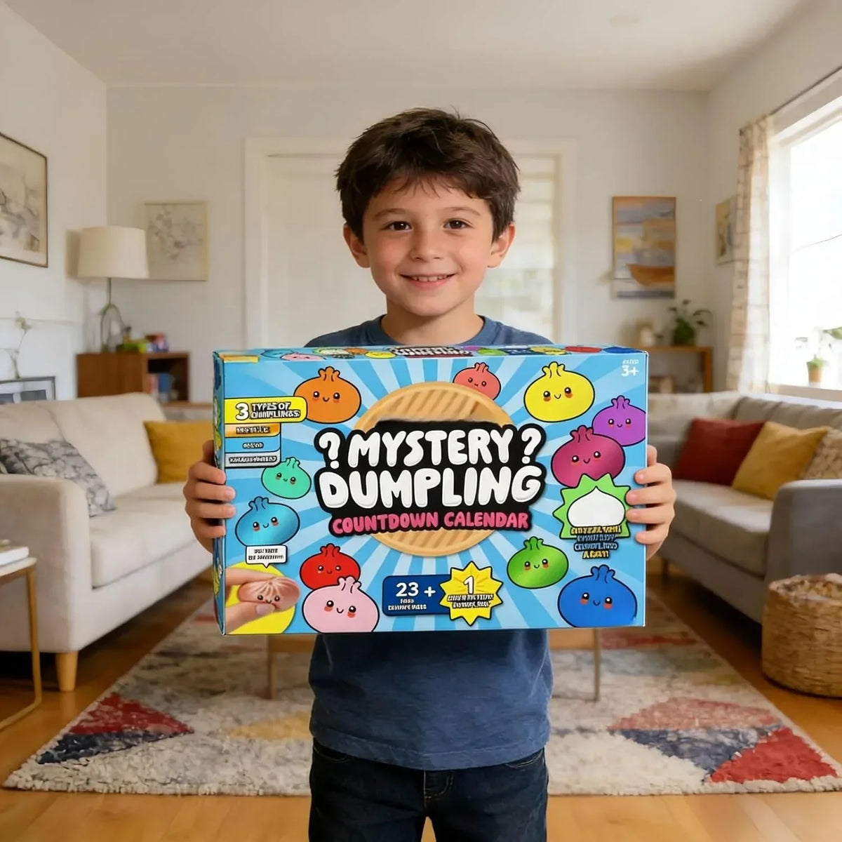 Mystery Dumpling Countdown Calendar – 24 Days of Cute Mini Squishy Surprise Toys