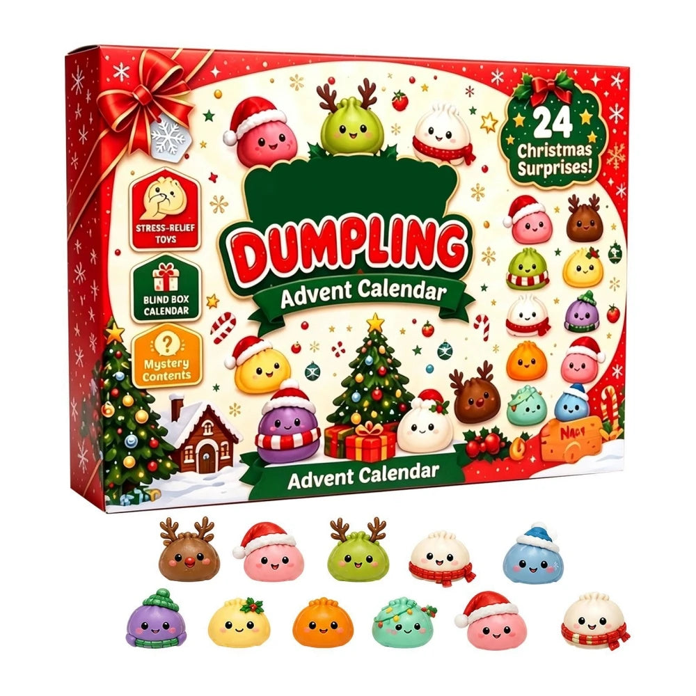 Christmas Dumpling Advent Calendar – 24-Day Holiday Countdown Gift Set
