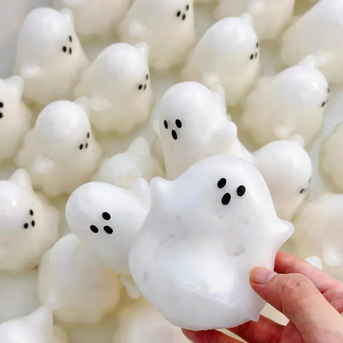 Cute Ghost Crunchy Squishy | Halloween Fidget Toy