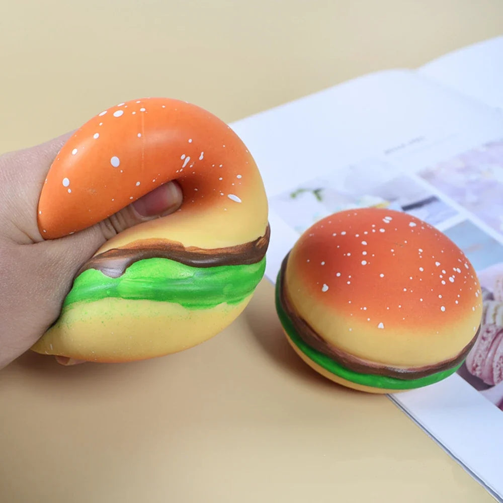 Squishy Stress Relief Hamburger Toy